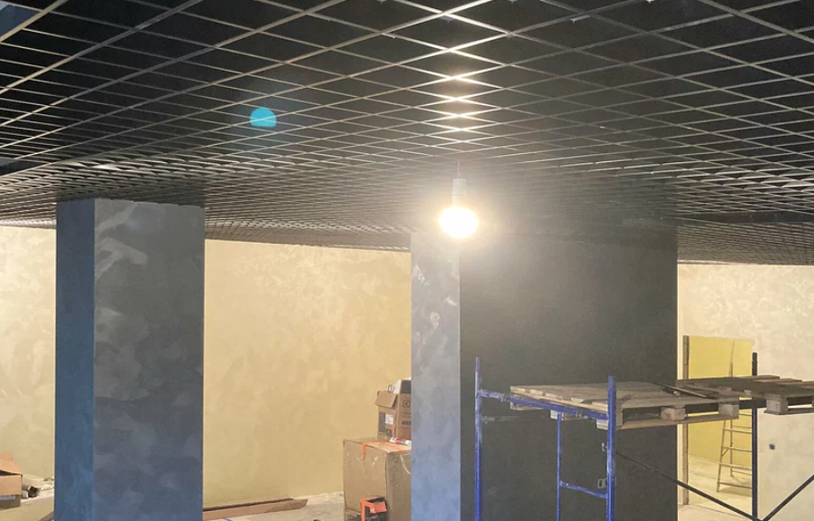 Ceiling installation process